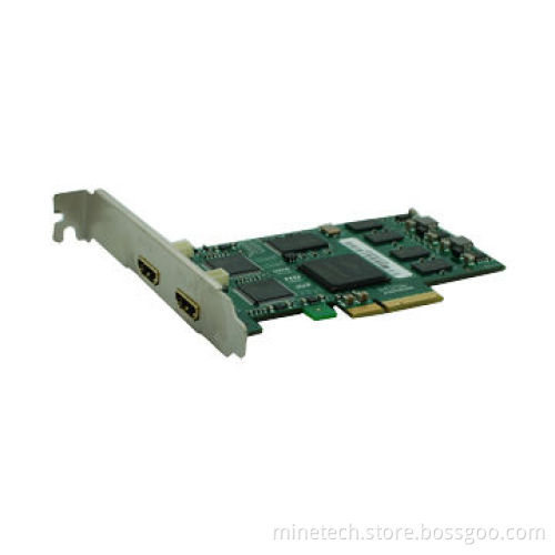 Simultaneously capture 2CH HD signal PCI-E HDMI capture card, 0 to 50°C operating temperature